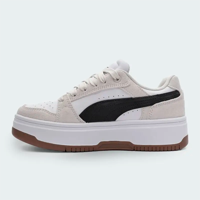 Tenis Puma Rebound Femme Low SD Beige Mujer