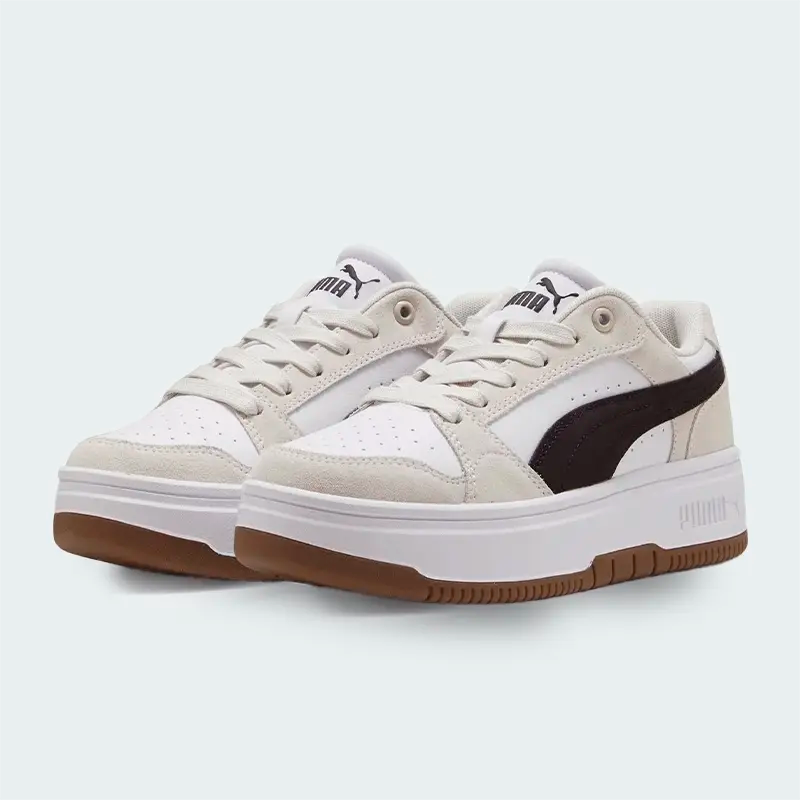 Tenis Puma Rebound Femme Low SD Beige Mujer