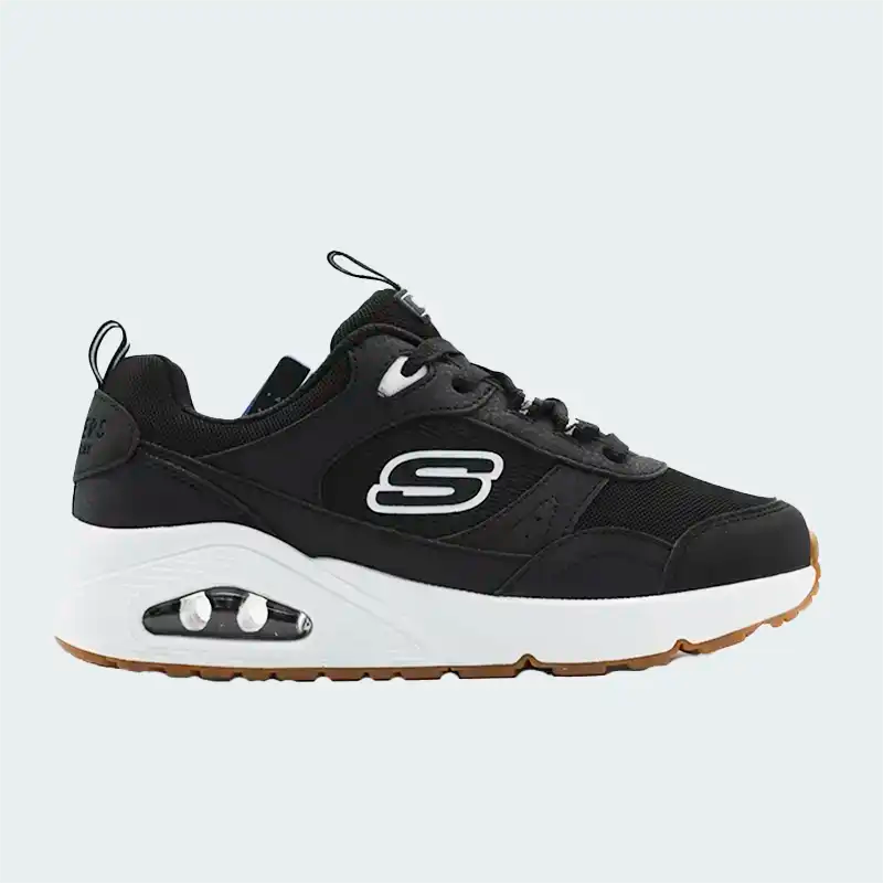 Tenis Skechers Boys Uno Retro Groove Negro Junior