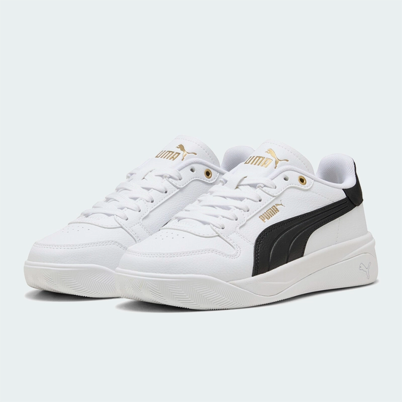 Tenis Puma Court Bae Blanco Negro Mujer