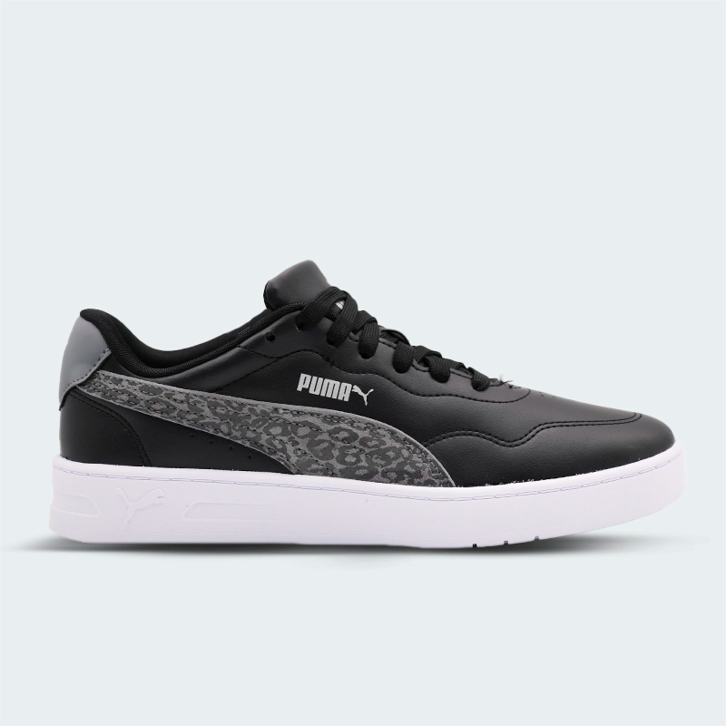 Tenis Puma Court Lally Feline Negro Mujer