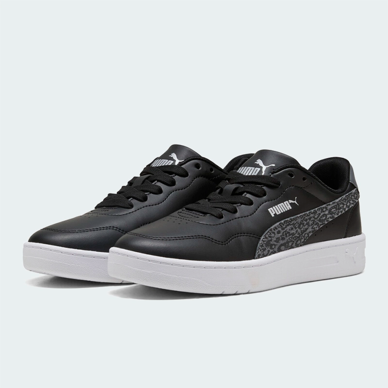 Tenis Puma Court Lally Feline Negro Mujer