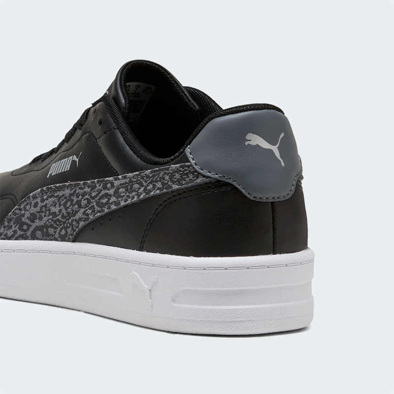 Tenis Puma Court Lally Feline Negro Mujer