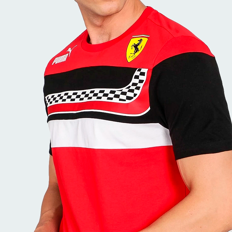 Camiseta Puma Ferrari Negro Hombre