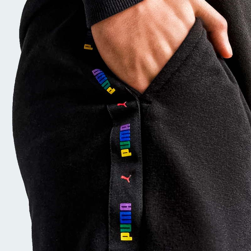 Pantaloneta Essentials Love is Love Tape Black Unisex