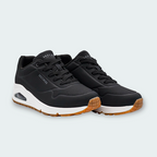 Tenis Skechers Uno Stand On Air Blanco y Negro Mujer