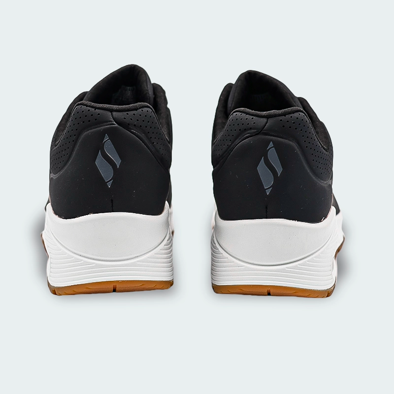 Tenis Skechers Uno Stand On Air Blanco y Negro Mujer