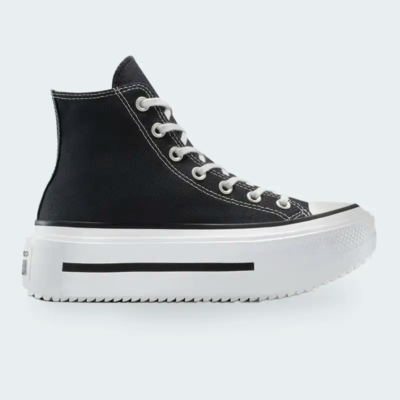 Tenis Converse Double Stack Negro Mujer