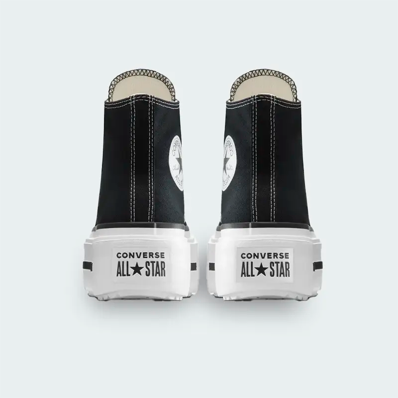 Tenis Converse Double Stack Negro Mujer