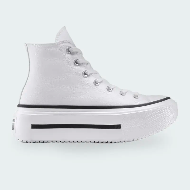 Tenis Converse Double Stack Blanco Mujer