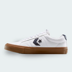 Tenis Converse Sport Casual Blanco Negro Blanco Hombre