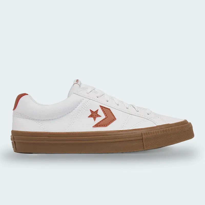 Tenis Converse Sport Casual Blanco Rojo Hombre