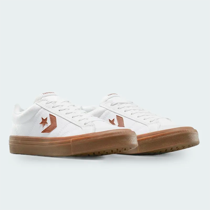 Tenis Converse Sport Casual Blanco Rojo Hombre