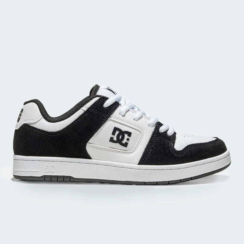Tenis DC Manteca 4 Blanco Negro Hombre