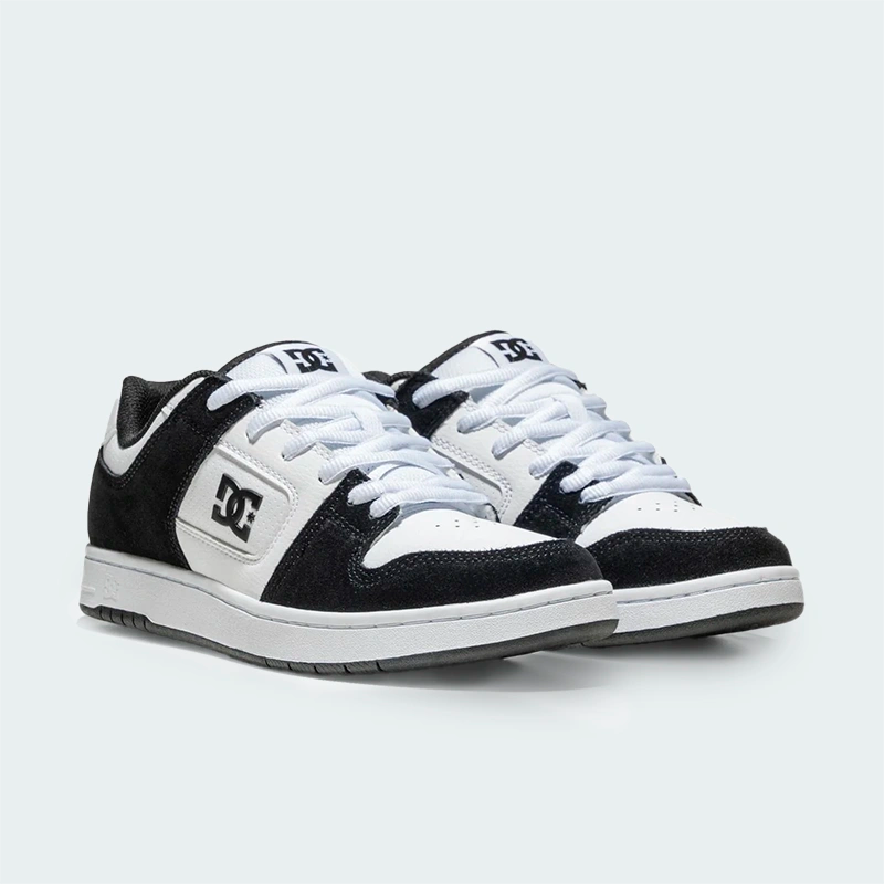 Tenis DC Manteca 4 Blanco Negro Hombre