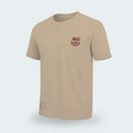 Camiseta FCB Barcelona Beige Hombre