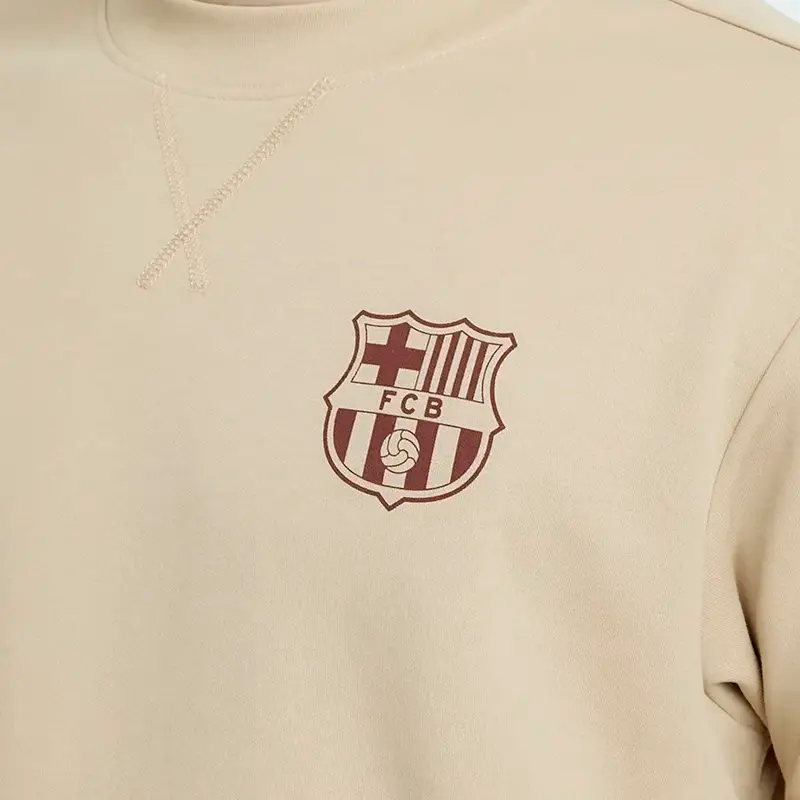 Camiseta FCB Barcelona Beige Hombre