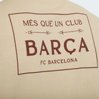 Camiseta FCB Barcelona Beige Hombre