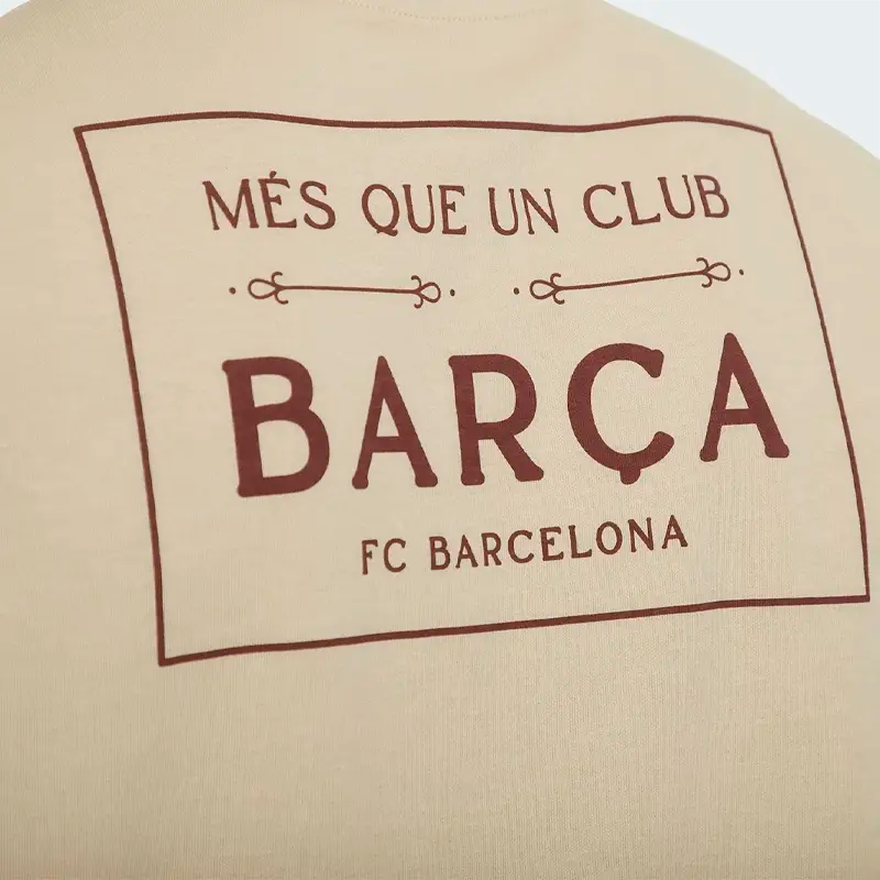 Camiseta FCB Barcelona Beige Hombre