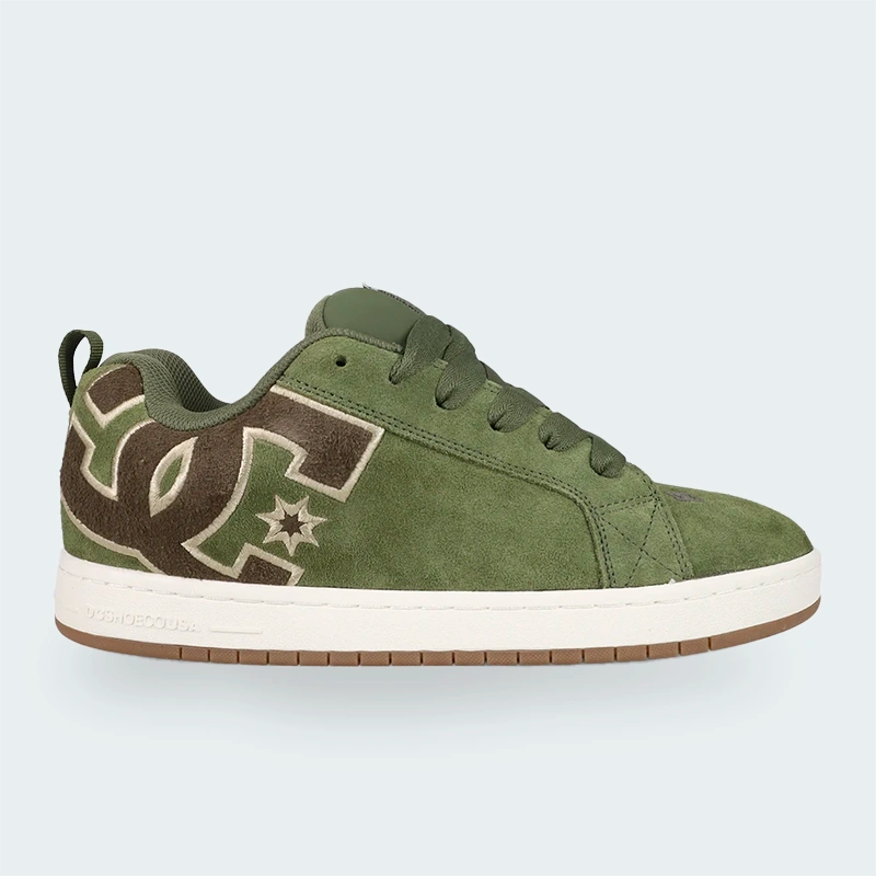 Tenis DC Court Graffik Oliva Hombre