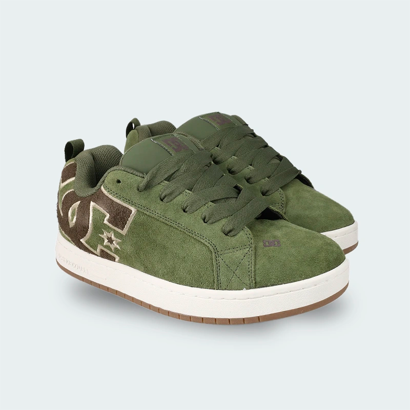 Tenis DC Court Graffik Oliva Hombre