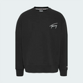Buzo Tommy Hilfiger Signature Crew Negro Hombre