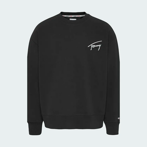 Buzo Tommy Hilfiger Signature Crew Negro Hombre