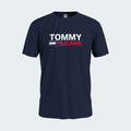 Camiseta Tommy Hilfiger Corp Logo Azul Hombre