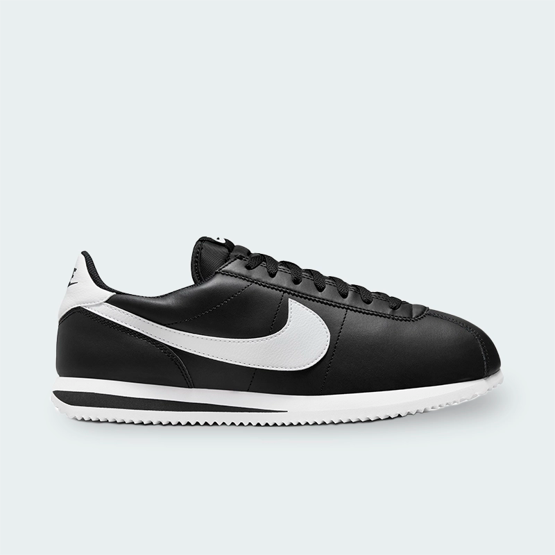 Tenis Nike Cortez Leather Negro Hombre