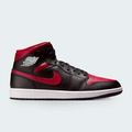 Tenis Nike Air Jordan 1 Mid Rojo Negro Hombre