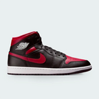 Tenis Nike Air Jordan 1 Mid Rojo Negro Hombre