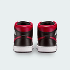 Tenis Nike Air Jordan 1 Mid Rojo Negro Hombre