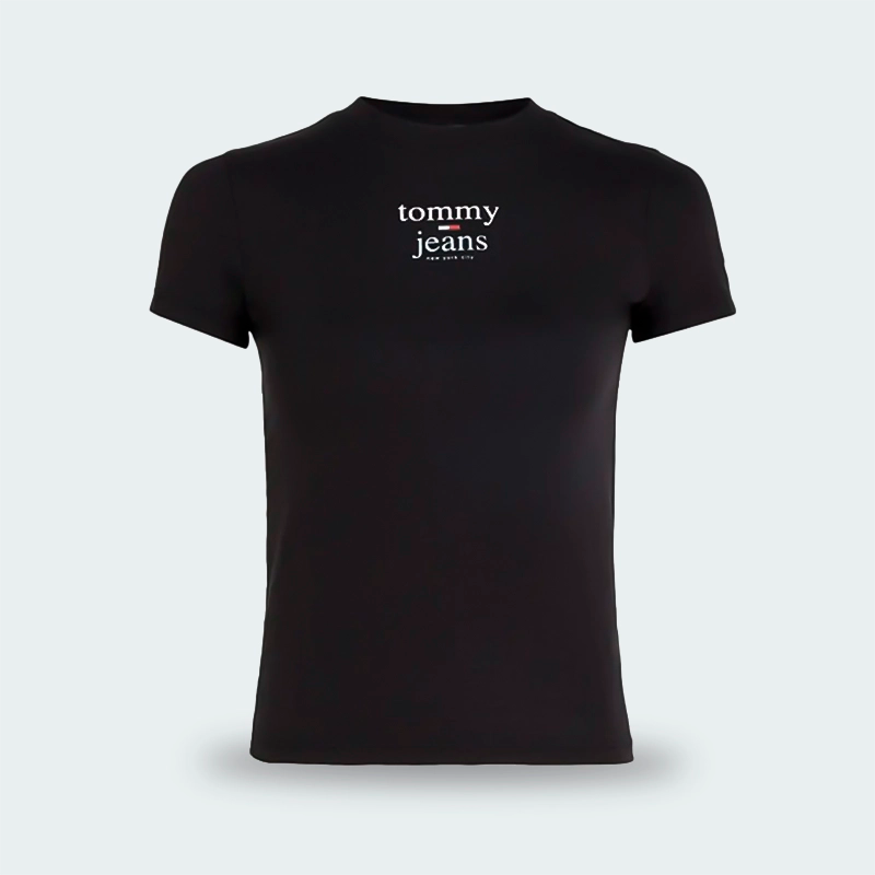 Camiseta Tommy Hilfiger High Negro Mujer