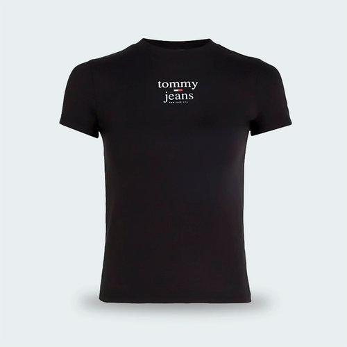 Camiseta Tommy Hilfiger High Negro Mujer