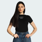 Camiseta Tommy Hilfiger High Negro Mujer