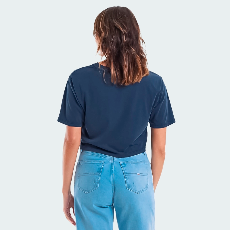Camiseta Tommy Hilfiger TJ College Navy Mujer
