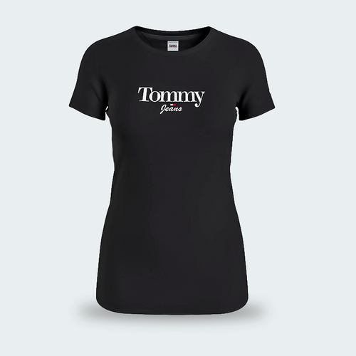 Camiseta Tommy Hilfiger Essentials Fucsia Mujer