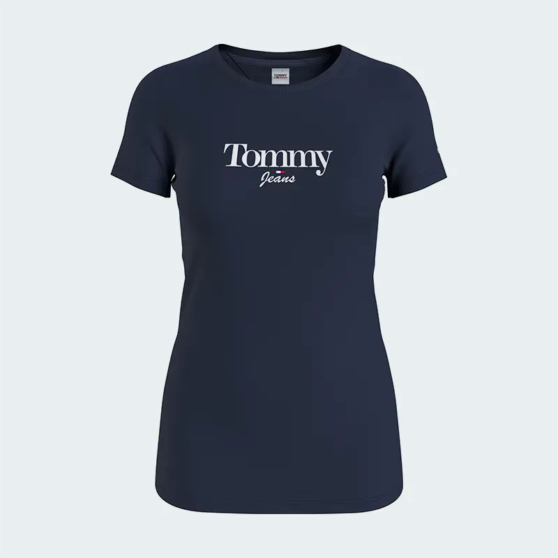 Camiseta Tommy Hilfiger Skinny Esse Azul Mujer