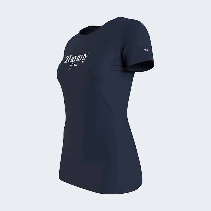 Camiseta Tommy Hilfiger Skinny Esse Azul Mujer