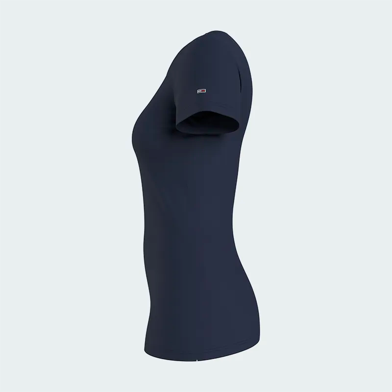 Camiseta Tommy Hilfiger Skinny Esse Azul Mujer