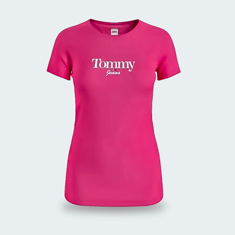 Camiseta Tommy Hilfiger Essentials Negro Mujer