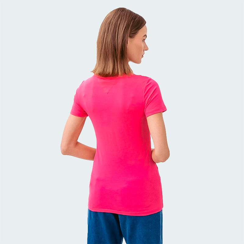 Camiseta Tommy Hilfiger Essentials Negro Mujer