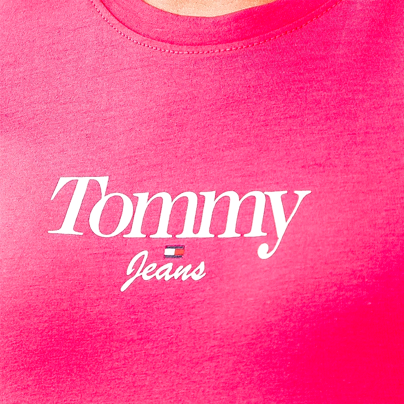 Camiseta Tommy Hilfiger Essentials Negro Mujer