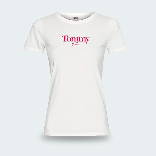 Camiseta Tommy Hilfiger Essentials Blanco Mujer