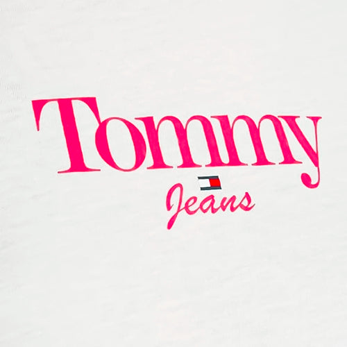 Camiseta Tommy Hilfiger Essentials Blanco Mujer