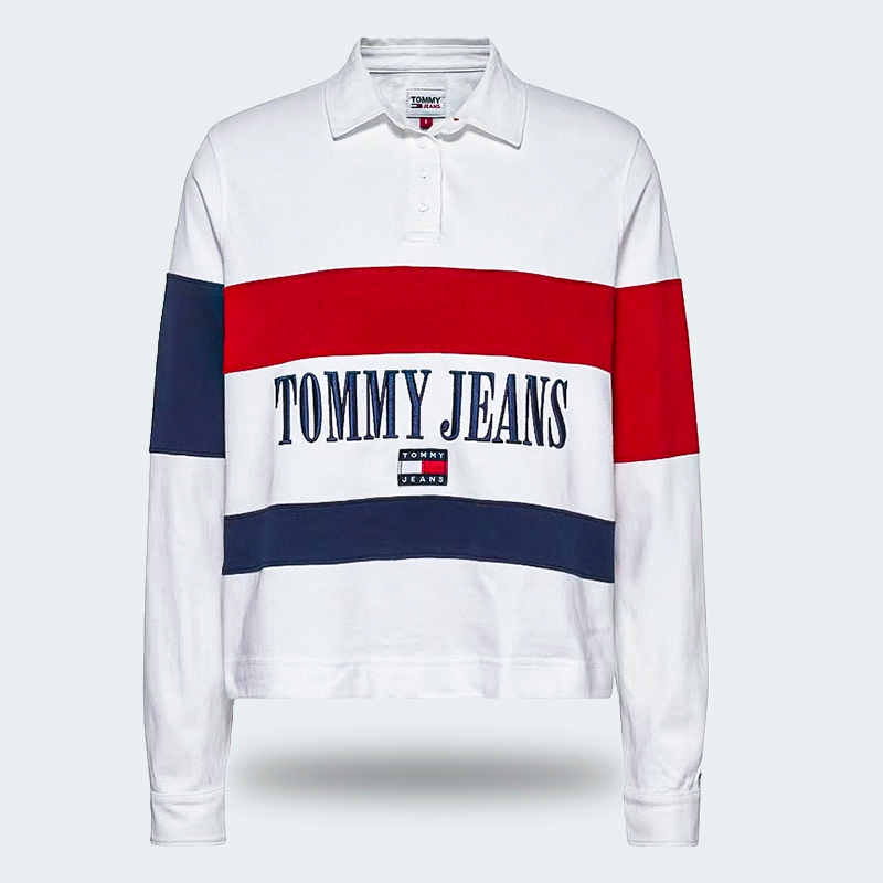 Camibuzo Polo Tommy Jeans Block Mujer
