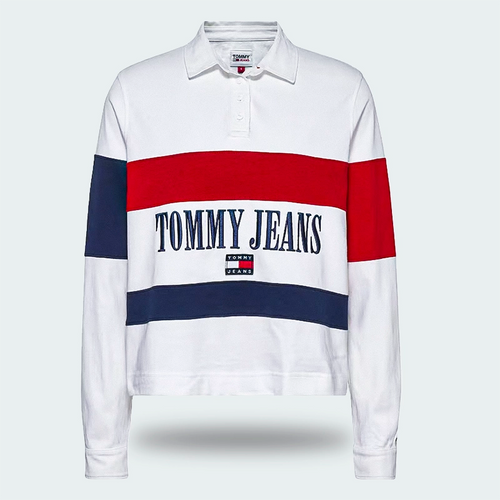 Camibuzo Polo Tommy Jeans Block Mujer