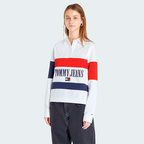 Camibuzo Polo Tommy Jeans Block Mujer