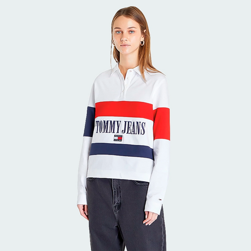 Camibuzo Polo Tommy Jeans Block Mujer