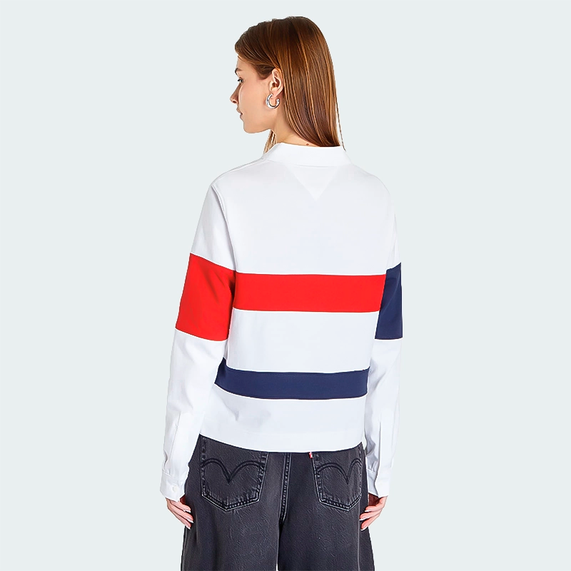 Camibuzo Polo Tommy Jeans Block Mujer